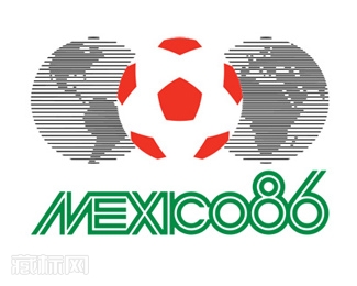 1986年Mexico墨西哥世界杯标志设计图片