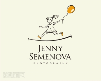 Jenny Semenova摄影标志设计欣赏