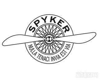 SPYKER世爵汽车logo设计欣赏