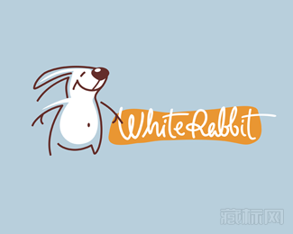 White Rabbit酒吧标志设计