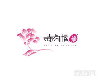 时尚情缘情侣礼品专营店logo设计欣赏