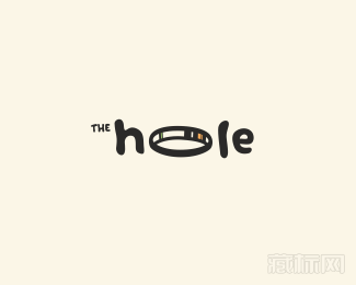 the hole英文logo素材