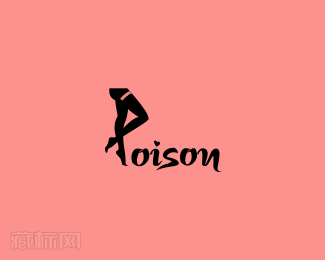 Poison丝袜logo设计