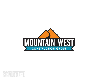 Mountain West建筑施工公司logo设计