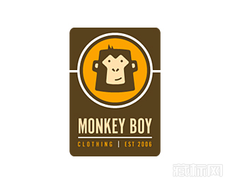 国外Monkeyboy服装logo设计欣赏