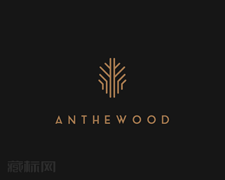 Anthewood纸业logo设计