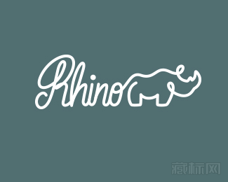 RhinoStroke犀牛商标设计