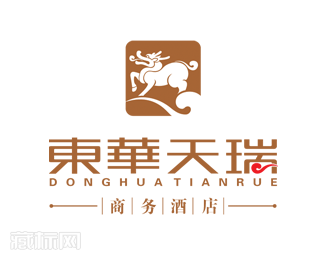 东华天瑞商务酒店logo设计