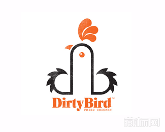 英国威尔士Dirty Bird炸鸡标志