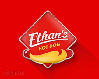 Ethan's热狗标志设计