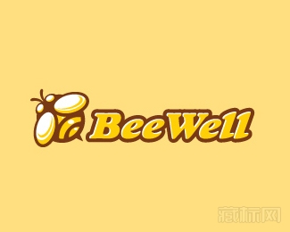 Beewell蜂蜜公司标志设计