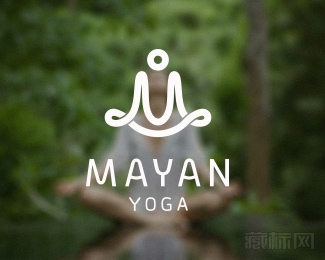 Mayan Yoga瑜伽会所logo设计
