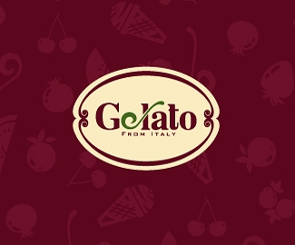 Gelato吉拉多冰淇淋标志