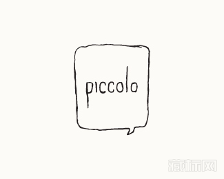 Piccolo咖啡logo设计