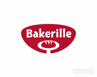 Bakerille蛋糕店logo设计