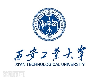 西安工业大学校徽标志含义【矢量图】