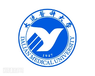 大连医科大学旧版白鸽logo