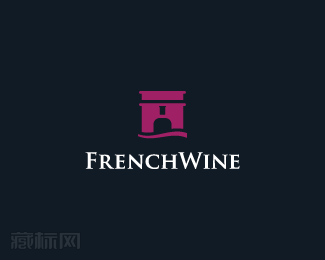 French Wine葡萄酒logo设计