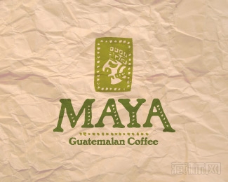 Maya Guatemalan咖啡公司logo设计