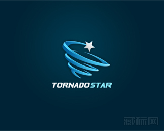 Tornado Star龙卷风明星标志设计