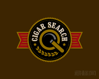 Cigar Search雪茄商店logo设计