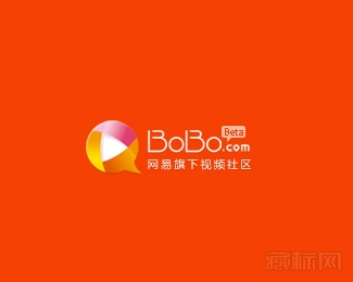 网易BOBO视频社区logo设计
