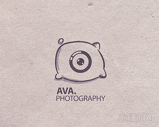 AVA Photography摄影标志设计