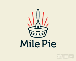 Mile Pie馅饼商标设计