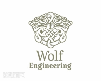 Wolf Engineering工程公司logo设计