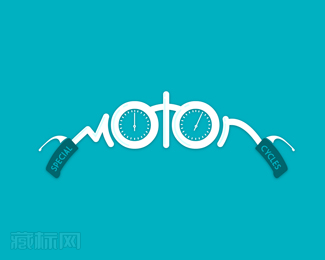 Motorcycle摩托车修理行logo