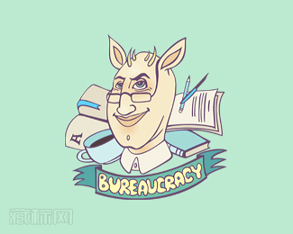 Bureaucracy文具店logo设计