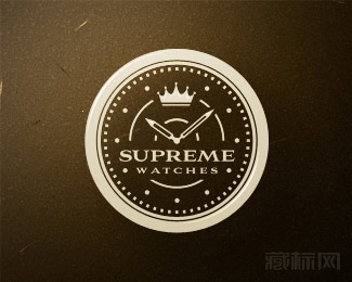 Supreme手表商店标志设计