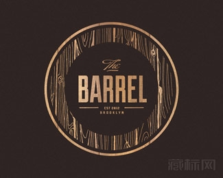 The Barrel高档烈酒标志设计