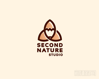 Second Nature Studio艺术工作室标志设计