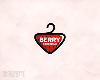 berry fashions草莓女装店标志图片