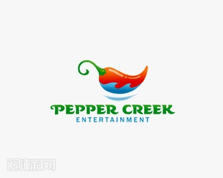 Pepper Creek辣椒标志设计