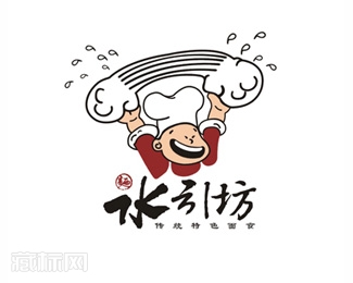 水引坊餐饮logo设计