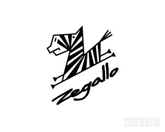 Zegallo斑马球迷logo设计