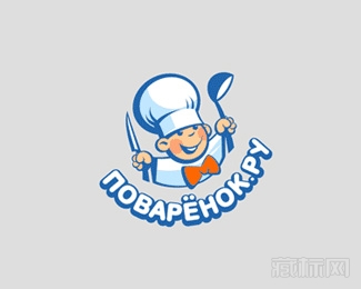 Povarenok厨师网站logo