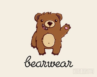 Bearwear网站logo设计