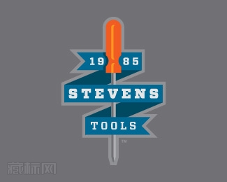 Stevens Tools五金店商标设计
