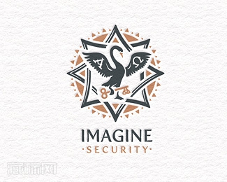 Imagine Security安全锁标志设计