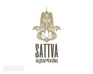 Sattva瑜伽会所标志设计