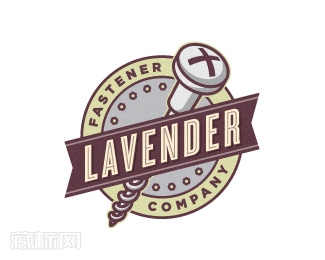 lavender螺丝钉logo设计