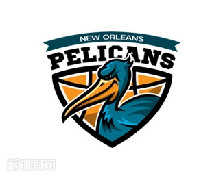 PELICANS篮球队标志设计欣赏