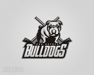 bulldogs法国斗牛犬标志设计