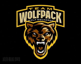 Team Wolfpack狼群球队标志设计