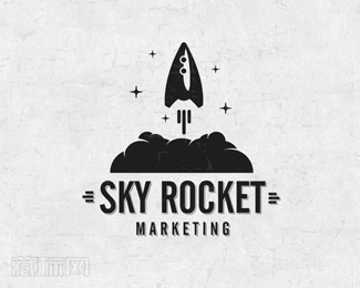 Sky Rocket Marketing标志设计