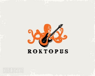Roktopus ktv标志设计