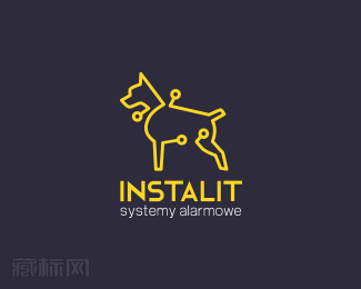 Instalit智能报警系统logo设计